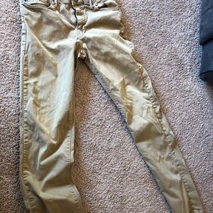 American eagle flex pants tan